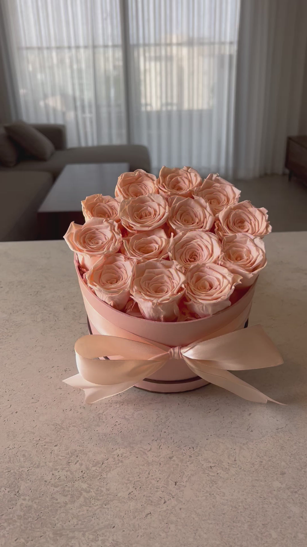 14 ורדי נצח בגוון אפרסק